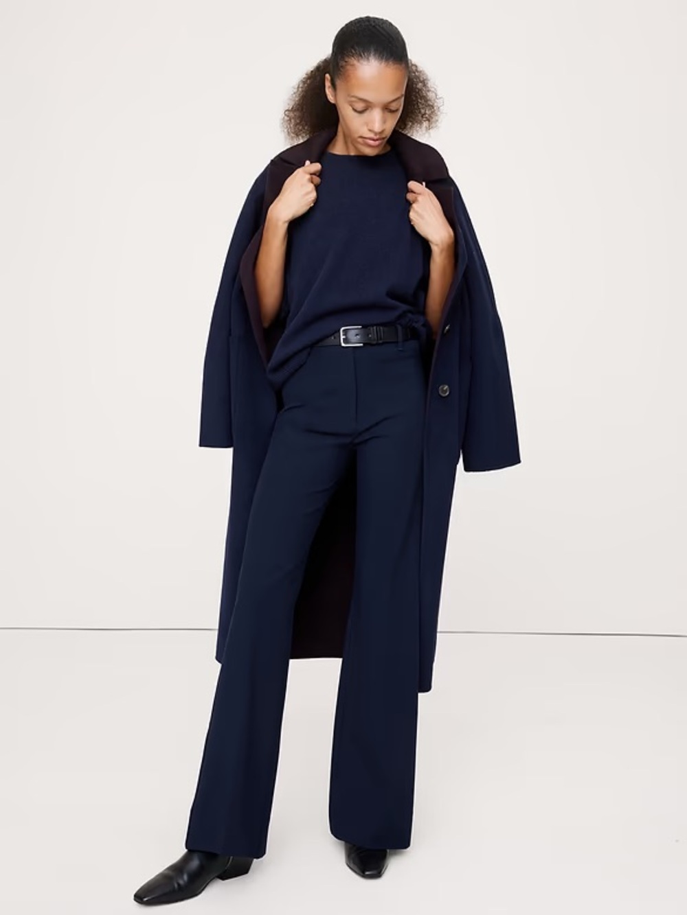 BANANA REPUBLIC HIGH-RISE MODERN FLARE CITY STRETCH PANT